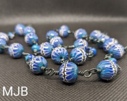 Cephalopod cane necklace